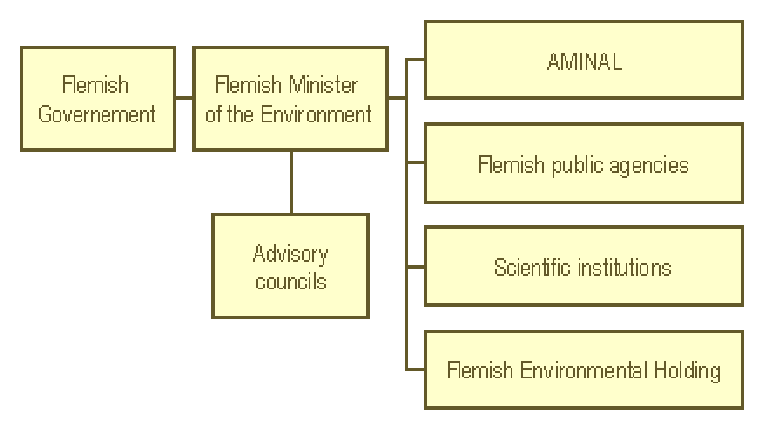 Organisation of the Flemish environmental structures