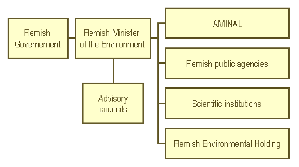Organisation of the Flemish environmental structures