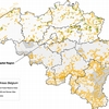 Map of protected areas in Belgium (March 2007)