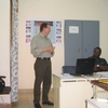 Ouaga 2006, Olivier occupé avec le president en arriere-plan