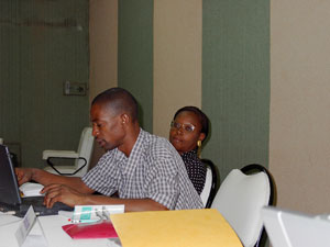 Ouaga 2003, travaux pratiques par les participants