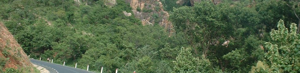 Paysage à l’entrée de Tanguiéta, Nord Bénin|