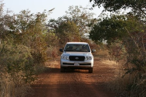 Voiture de l'expédition au Parc W au Niger