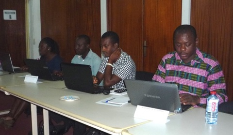 Training for CHM webmasters in Ghana, November 2014