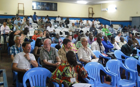 1st International Conference on Congo Basin Biodiversity, at the Centre de Surveillance de la Biodiversité (CSB) in Kisangani, DR Congo, June 2014. 