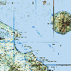 Fig. 1: geografische kaart met de ligging van het eiland Laing.
