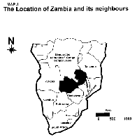 Map 1 NBSAP Zambia