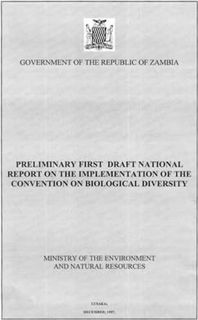 National Report Cover - This cover to the first national report